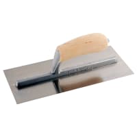 Super Prof Pleisterspaan 280x120x0,65mm RVS Met Houten Handgreep