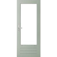 Weekamp Stapeldorpeldeur Merbau WK044 83x201.5cm Borstwering 45.4cm Wit Gegrond