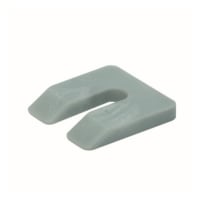 GB Uitvulplaat Met Sleuf 7mm Kunststof Grijs 48st 34607B