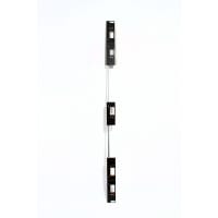 Riens Freesmal Scharnier 89x89mm Op Alu Strip 5-Delig