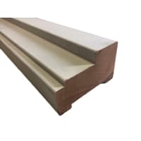 Hardhout 66x110mm 590cm Geprofileerd Model A Gevingerlast Gegrond Brandvertragend 25mm FSC 100%