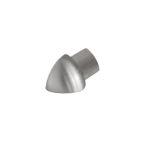 ProOne Hoekstuk Kwartrond Buitenhoek 12,5mm RVS Geborsteld