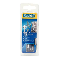 Rapid Blindklinknagel XL 4.8x12mm Aluminium Met Boor 40st