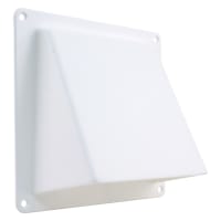 Starx Gevelklep 1Klep 125mm Wit