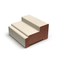 Hardhout 66x110mm 295cm Geprofileerd Model A Gevingerlast Gegrond FSC 100%