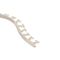Schlüter JOLLY-TSI Decoratief Wandprofiel Radius 16mm 250cm Alu Structuur Gecoat Ivoor R/J160TSI