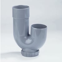 Dyka PVC Sifon 80x80mm LV Lijmmof/Spie Grijs