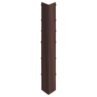 Keralit Uitwendig Hoekstuk Dakrand 350mm Mahonie Classic Nerf
