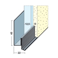Startprofiel 48133 Alu Knauf Aquapanel 22mm 300cm