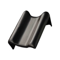 Wienerberger Alegra 12 Gevelchaperonpan Links 70 Graden Vulkaanzwart Edelengobe 755