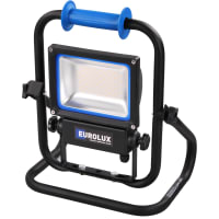 Eurolux Bouwlamp LED 30W Klasse II Met Kabel Zwart/Blauw