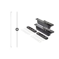 Skantrae Hang&Sluitwerkpakket 627SSL Voor Taatsdeur Met Set Deurgrepen Tupelo 160 Wit