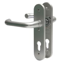Nemef Deurkruk 3253 P Op Schild D-Model Omkeerbaar Aluminium F1 Paar