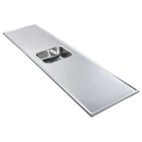 Reginox Diamantblad 201,5x60cm Bak Midden Zonder Kraangat