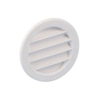 Ventilatierooster 75mm Wit