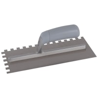 Super Prof Lijmspaan Eco Recht Getand 4x4mm 280x120mm RVS Met Kunststof Handgreep