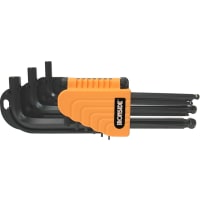 Ironside Inbussleutelset 1.5-10mm 9-delig In Vouwhouder