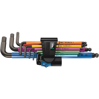 Wera Stiftsleutelset 950/9 HF Blacklaser Multicolour 1 Inbus 9-Delig