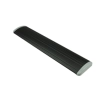 AMI Tochtklep Met Veer 340x70mm Aluminium Zwart