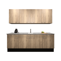 Procasa Keuken 240cm Compleet Mountain Oak