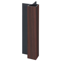 Keralit Uitwendig Hoekprofiel 32x32mm 400cm Mahonie Classic Nerf