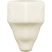 Hoek Modernista Angulo Cornisa Clasico Marfil 1x1,5cm Glanzend