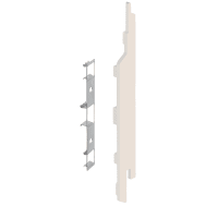 Keralit Eindkap En Connector Rechts 2814 Sandcream Pure Mat RAL 9001 5st