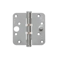 AXA Veiligheidskogellagerscharnier Ronde Hoeken 89x89mm SKG3 Verzinkt 1st
