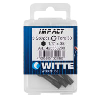 Witte Bit Impact T25 3-Delig