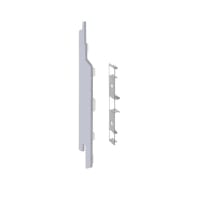 Keralit Eindkap En Connector Links 2814 Wit Eiken Modern Houtstructuur