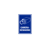 Bord Camerabewaking 200x150mm Polypropyleen