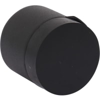 Oxloc Deurbuffer Wand 27x30mm Rond RVS Zwart