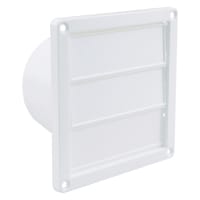 Starx Gevelklep 3Lamellen 100-130mm Wit