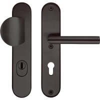 Skantrae Hang&Sluitwerkpakket 81 231 L3 Zwart Titan Ovaal Kruk-Knop Meerpuntssluiting En 4x AXA Scharnier