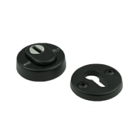 AMI Veiligheidsrozet Rond 15mm SKG3 Aluminium Zwart Met Kerntrekbeveiliging 