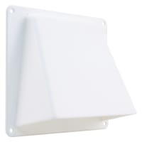 Starx Gevelklep 1Klep 100mm Wit