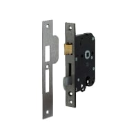 Nemef Veiligheidshaakschootslot 4109/27 Draairichting 1+3 PC55/8 Doornmaat 50mm RVS SKG2