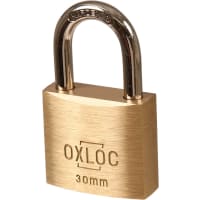 Oxloc Hangslot Verschillend Sluitend 30mm Staal Met 2 Sleutels
