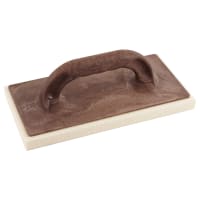 Super Prof Schuurspons Zeer Fijn 280x140x20mm Met Kunststof Handgreep Wit