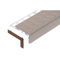 Schlüter TREP-V60 Eindkap Links En Rechts PVC Notenbruin E/TV60NB