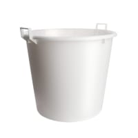 Kuip Met handvat 125L Wit