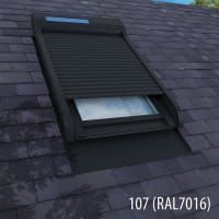 Fakro ARZ Komfort Solar 66x98cm RAL7016 Zonwering Exclusief Afstandsbediening