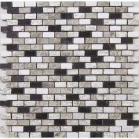 Mozaiektegel Musa Brick Sandal 30x30cm 8mm Glanzend Gerectificeerd