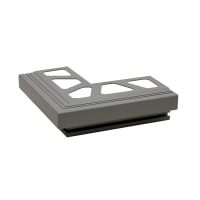 Schlüter BARA-RTK Buitenhoek 90 Graden 30mm Alu Met Kleurcoating Grijs Metallic E90/RTK30GM