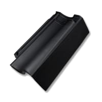 Nelskamp OVH Pan H10 Gevelpan Rechts Innensteg Matzwart Engobe