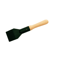 Den Braven Glashevel PVC Zwart Met Houten Handvat