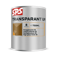 SPS Transparant UV 750ml Kleurloos