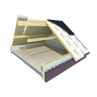 Unilin Roof OS 12mm 120cm Rib 215mm Rc=6,3 CB Green