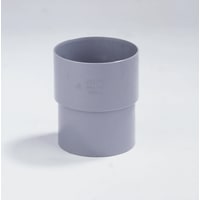 Dyka PVC RWA Verbindingsmof 100mm Lijmmof/Verjongd Spie Grijs