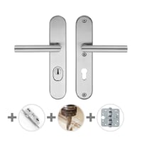 Skantrae Hang&Sluitwerkpakket 40 231 R4 RVS Oberon Krukbediend Meerpuntssluiting En 4x AXA Scharnier